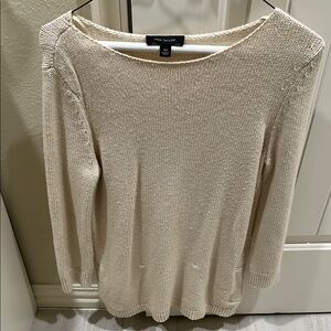 Ann Taylor Beige Knit Sweater